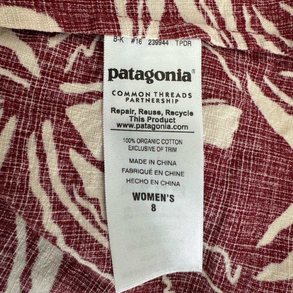 Patagonia Dress Dress Pataloha SZ 8 EUC Beach Party Summer - Picture 6 of 10